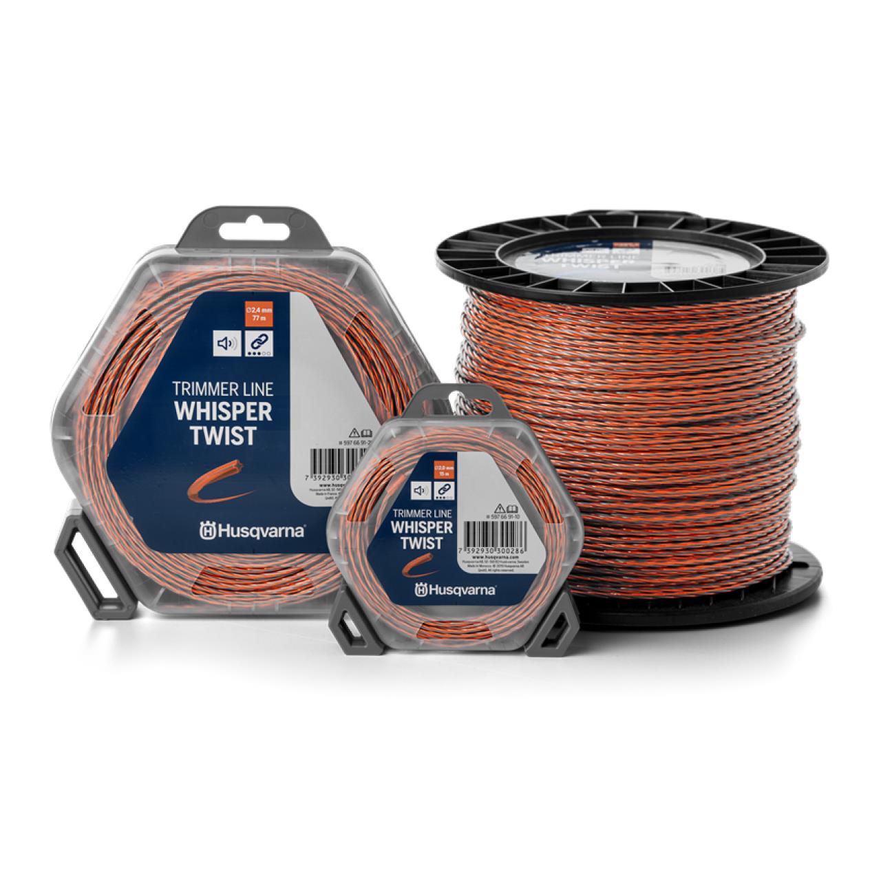 Trimmerfaden Whisper-Twist 3,0 mm 9 m